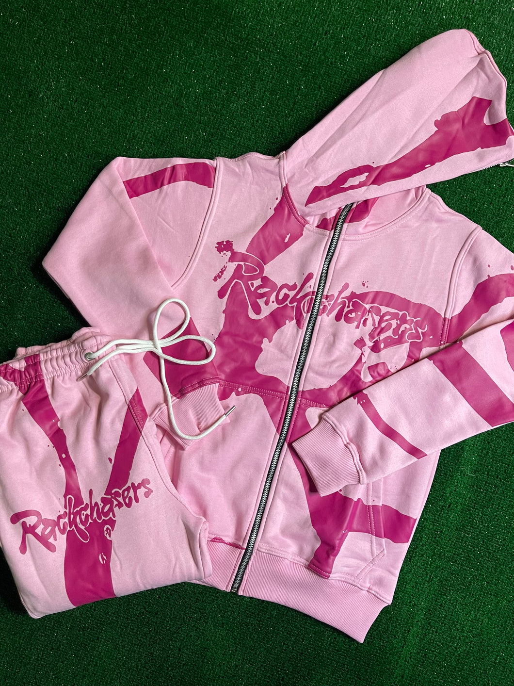 Rackchasers tracksuit pink